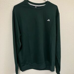 Adidas Men's Green lightweight sweatshirt